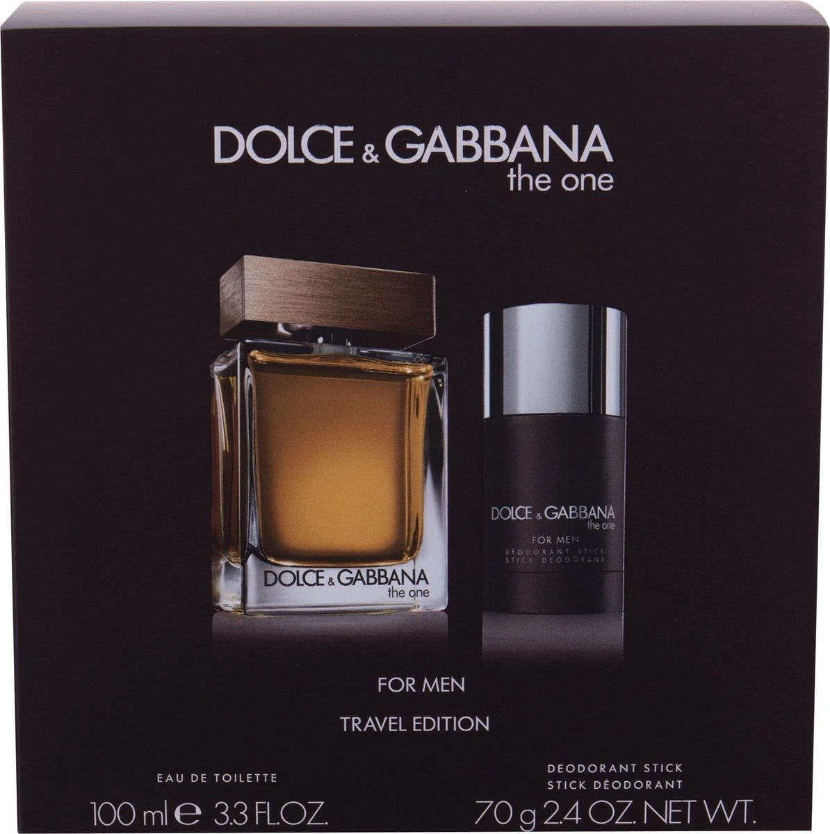 Dolce & Gabbana The One For Men Geschenkset - Eau De Toilette + Deodorant 4 Dolce & Gabbana The One For Men Geschenkset - Eau De Toilette + Deodorant - Afbeelding 4