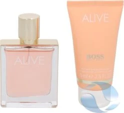 Hugo Boss Alive Geschenkset - 50ml Eau De Parfum + 75ml Bodylotion -Parfumerie Winkel 1200x1100