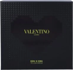 Valentino Uomo Born In Roma Yellow Dream Giftset - 50 Ml Eau De Toilette Spray + 15 Ml Eau De Toilette Tasspray - Cadeauset Voor Heren -Parfumerie Winkel 1200x1152