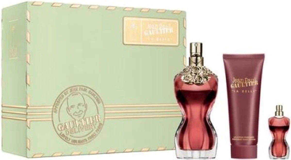 Jean Paul Gaultier La Belle 50ml Edp + 6ml Edp + 75ml Bodylotion Geschenkset 2 Jean Paul Gaultier La Belle 50ml Edp + 6ml Edp + 75ml Bodylotion Geschenkset - Afbeelding 2