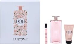 Lancôme Idôle Gift Set - Eau De Parfum 50 Ml + Body Lotion + Tasspray -Parfumerie Winkel 1200x718 1