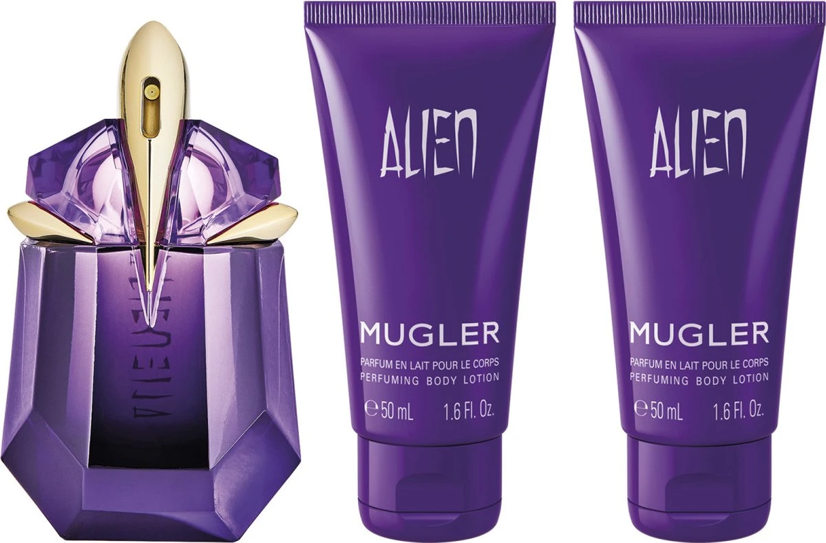 Thierry Mugler Alien30 Ml EdP + 2x 50 Ml Bodylotion 1 Thierry Mugler Alien30 Ml EdP + 2x 50 Ml Bodylotion
