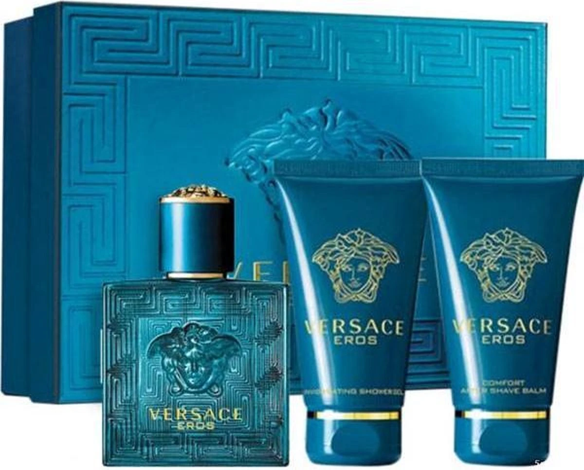 Versace - Eros Gift Of Mini 5 Ml, And Eros 25 Ml (After Shave Balm) Eros 25 Ml - Eau De Toilette - 5ML 2 Versace - Eros Gift Of Mini 5 Ml, And Eros 25 Ml (After Shave Balm) Eros 25 Ml - Eau De Toilette - 5ML - Afbeelding 2