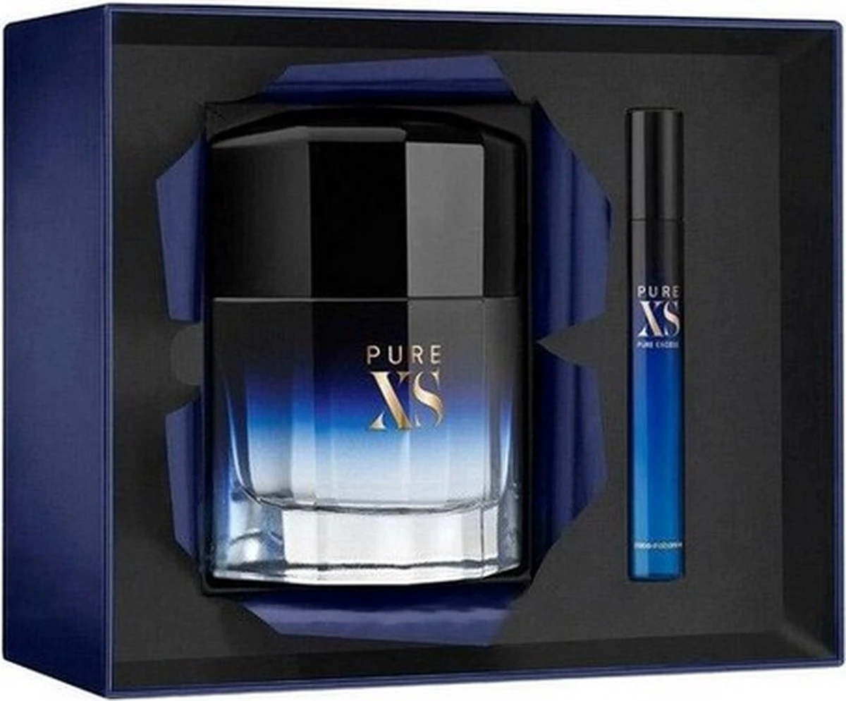 Paco Rabanne Pure XS Giftset - 100 Ml Eau De Toilette + 10 Ml Eau De Toilette - Cadeauset Voor Heren 1 Paco Rabanne Pure XS Giftset - 100 Ml Eau De Toilette + 10 Ml Eau De Toilette - Cadeauset Voor Heren