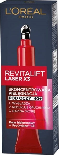 L'Oreal - Revitalift Laser X3 Advanced Anti-Age Eye Cream Under Eyes 15Ml