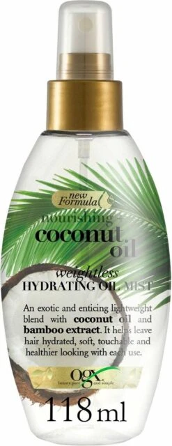Ogx Coconut Oil Hydrating Hair Oil Mist 118 Ml