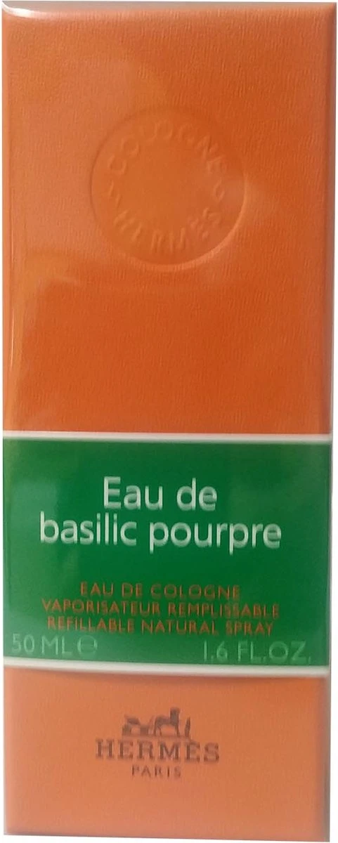 Hermès Eau De Basilic Pourpre - 50 Ml - Eau De Cologne - Unisexparfum 2 Hermès Eau De Basilic Pourpre - 50 Ml - Eau De Cologne - Unisexparfum - Afbeelding 2