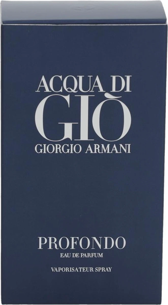 Armani Acqua Di Gio Profondo - Eau De Parfum - 40Ml - Heren 8 Armani Acqua Di Gio Profondo - Eau De Parfum - 40Ml - Heren - Afbeelding 8