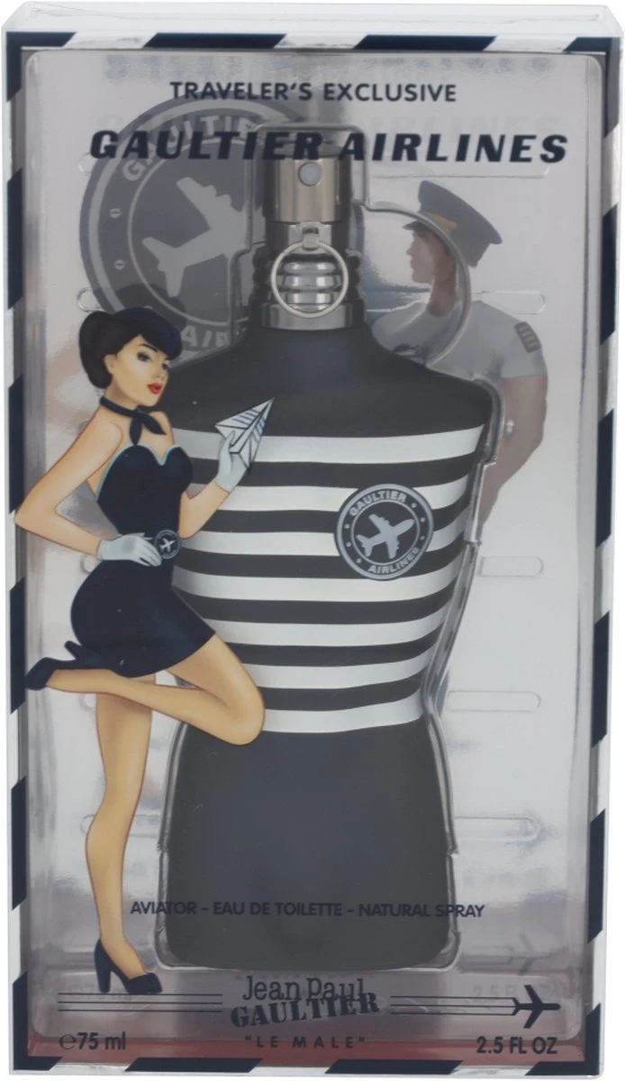 Jean Paul Gaultier Le Male Airlines Eau De Toilette Spray 75 Ml 3 Jean Paul Gaultier Le Male Airlines Eau De Toilette Spray 75 Ml - Afbeelding 3