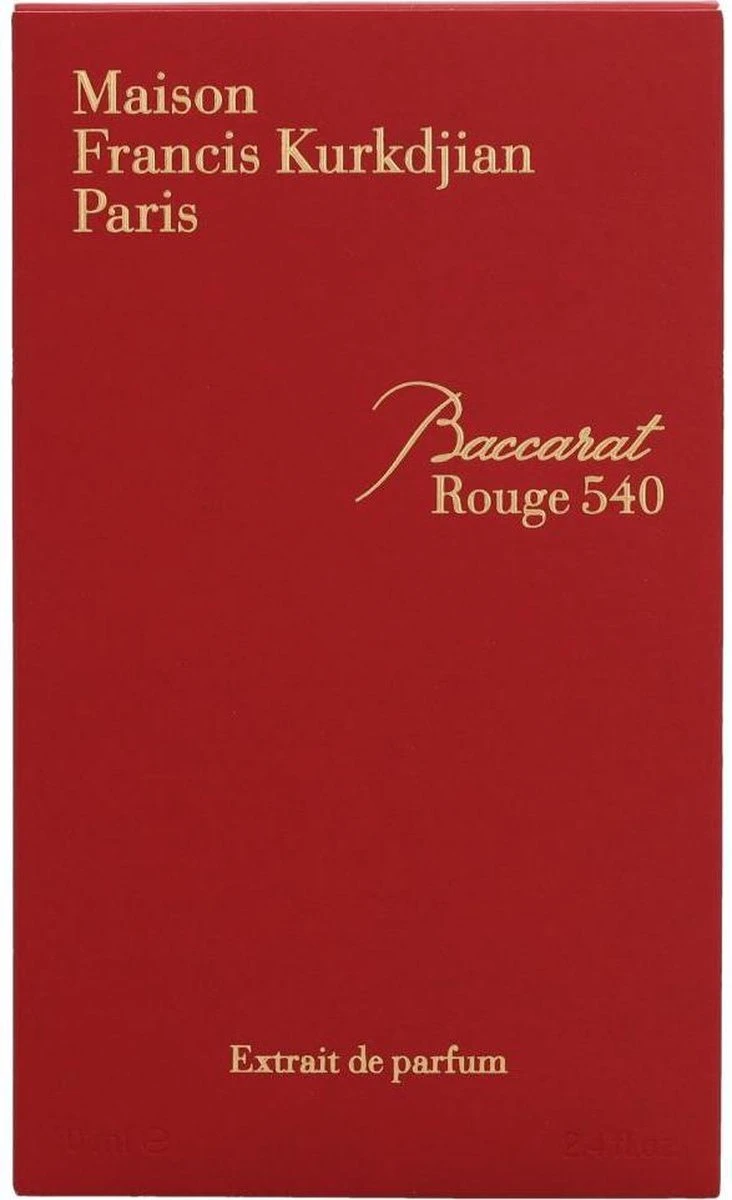 Maison Francis Kurkdjian Paris Baccarat Rouge 540 Extrait De Parfum 70ml 7 Maison Francis Kurkdjian Paris Baccarat Rouge 540 Extrait De Parfum 70ml - Afbeelding 7