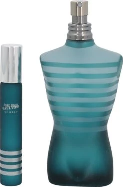 Jean Paul Gaultier Le Male Giftset - 125 Ml Eau De Toilette Spray + 20 Ml Eau De Toilette Tasspray - Cadeauset Voor Heren -Parfumerie Winkel 791x1200