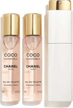 Chanel Coco Mademoiselle Geschenkset - Eau De Toilette + 2x Eau De Toilette Refill -Parfumerie Winkel 820x1200